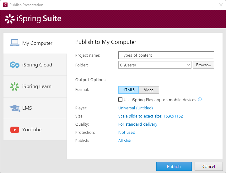 Publishing Video Lecture How to Publish Video Lectures in iSpring